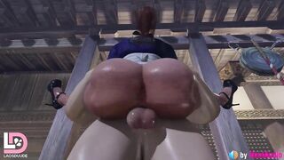 Kasumi got Cought Stealing (with ASMR Sound) 3d Animation Loop DOA Dead or Alive Hentai Anime