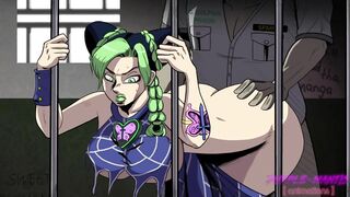 Jolyne Cujoh Gets her Thicc Ass Interrogated (Jojo's Bizarre Adventure Commission)