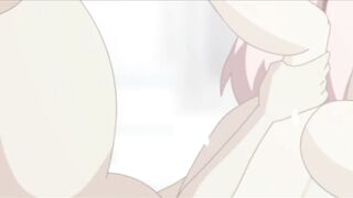 Naruto - Futa Sakura Pleasures her Dick with Ino and Hinata - HENTAI POV P58