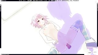 3D HENTAI Creampie Neptunia in the Ass