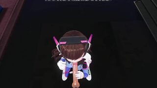 3D HENTAI DVA wants to Taste your Cum