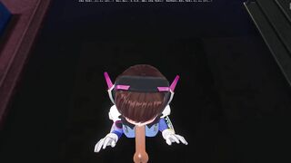 3D HENTAI DVA wants to Taste your Cum