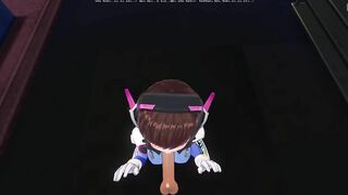 3D HENTAI DVA wants to Taste your Cum