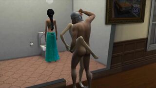 Princess Anna Gets Fucked by the Witcher in the Toilet of the Castle | Disney Princess