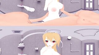 [VR 360 4K] Kaede Yumesaki GameClubProject Shower and Sucking