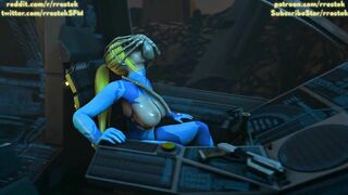 Samus Aran on a strange Alien Planet being fucked by Xenomorphs hardcore 3D Animation