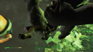 Huge Monster Giant with Big Cock makes Fetish for Girls | Fallout 4
