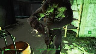 Huge Monster Giant with Big Cock makes Fetish for Girls | Fallout 4