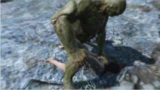 Huge Orc Roughly Fucked Brunette | PC Game, Fallout Porno