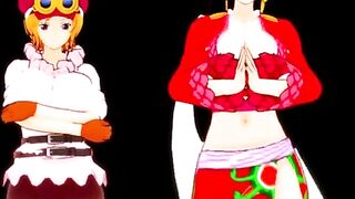 One Piece Hentai - Lesbian Sex Scissors