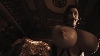 Resident Evil Village: Natural H Cup Tits BDSM Lady Dimitrescu - Ball Gag Bondage Special