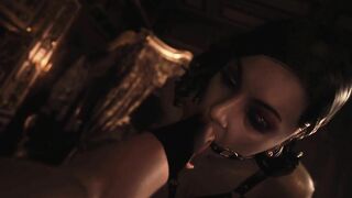 Resident Evil Village: Natural H Cup Tits BDSM Lady Dimitrescu - Ball Gag Bondage Special