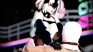 MMD R18 Jeanne D'arc Alter from Fate Grand Order to Fuck Grand Order 3D Hentai