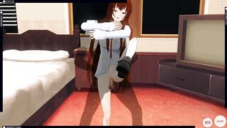 3D HENTAI Kurisu Makise Gets Fucked in the Room (Steins Gate)