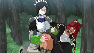 Maids Spanking Scene Hentai (overlord Lupustegina and Yuri Alpha)