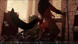 Unprofessional Behavior (3D Futa Amazon Monster Girl Sex)