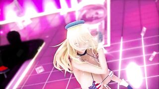 Mmd R18 Juujunyoukan Atago Bitch Learn from the King to make him Cum 3d Hentai
