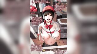 Hentai caption Audio - welcome to Big Bang Burger - Offers your herself Erotic Lady Aurality