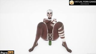 Cucumber Masturbation Compilation (Part 2) 4K 60 FPS Animation