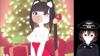 Getting a Blowjob from the Christmas Catgirl