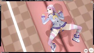3D HENTAI Nepgir Fucking in the Locker Room (Choujigen Game Neptune the Animation)