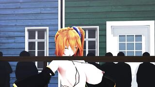 Mmd Sexy Nun Naked the Orc ask her to Give Service to the People for being Good Girl 3d Hentai Anal