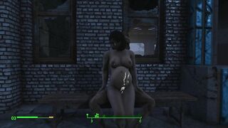 Ghoul got Pregnant. Half-zombie Gently Fuck a Woman from behind | Fallout 4 Sex