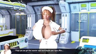 Monster Tits Nurse Rides Huge Hard Cock 3D Porn Game Apocalypse [epic Lust]