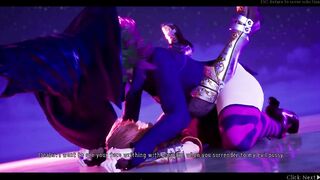 Under the Witch - Cowgirl Big Chubby Ass 3D Porn Game [NumericGazer]