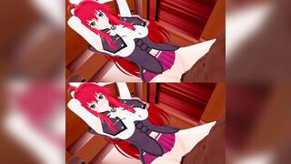 VR 360 Video Rias Gremory Highschool DxD Cowgirl