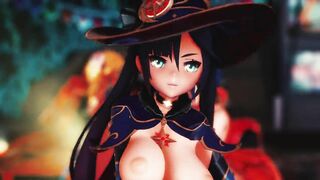 Mmd R18 Genshin Impact with Huge Natural Tits Fap Challenge Lumine Xiangling Mona