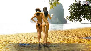Sexy Girls Relaxing on the Beach ☠playing Adult Games☠