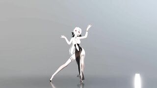 【r-18 MMD】LEWD-VOCALOID LUO TIANYI 半透旗袍弱音 - Somthing