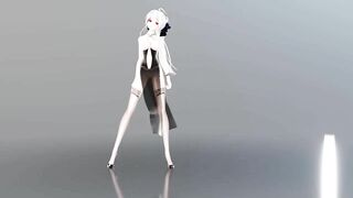 【r-18 MMD】LEWD-VOCALOID LUO TIANYI 半透旗袍弱音 - Somthing