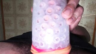 Shooting Masturbation from below with a Transformation Angle