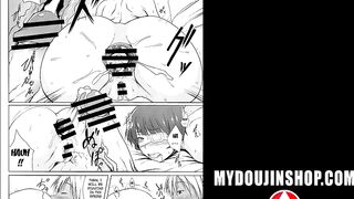 MyDoujinShop - Sexy Ninja Girls Strip to Their Nude Bodies And Fuck!!! Hentai Comic