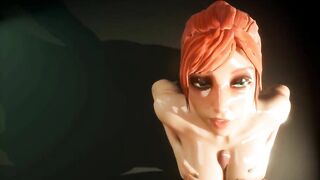 CGI RED HAIRED BEAUTY GETS PLOWED