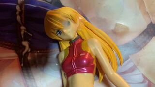Tennis-wear Uniform Evangelion Asuka Figure Bukkake Japanese Nerdy Anime Hentai　masturbation Semen