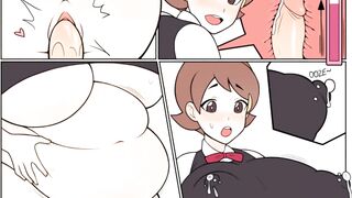 Milky Madness - Huge Boobs Inflation Hentai Comic