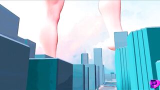 Stompy Stompy (giantess Animation Test)