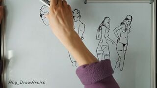 Drawing Beautiful Girls