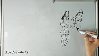 Drawing Beautiful Girls