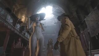 Mod by Lady Dimitrescu Naked in Resident Evil 8 Village