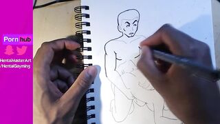 Archer x Leela Doggystyle Fan Art Speed Drawing W/HentaiMasterArt