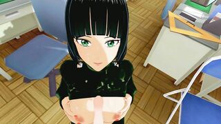【3d HENTAI POV】 Fubuki wants you to IMPREGNATE her