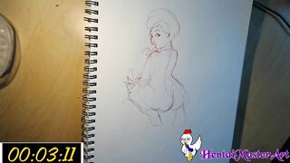 5 Mins Quick Sketch of Yummi Koko W/HentaiMasterArt