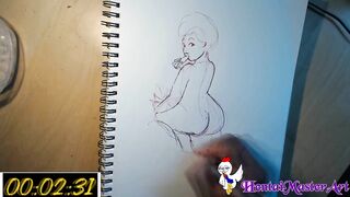 5 Mins Quick Sketch of Yummi Koko W/HentaiMasterArt
