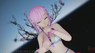 MMD SFW Sex Pink Misaka Bondage Bikini - Hold Dance - 1079