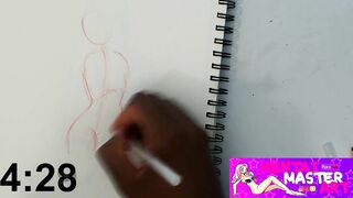 Jessica Nigiri Swimsuit Fan Art Speed Drawing