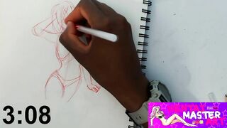 Jessica Nigiri Swimsuit Fan Art Speed Drawing